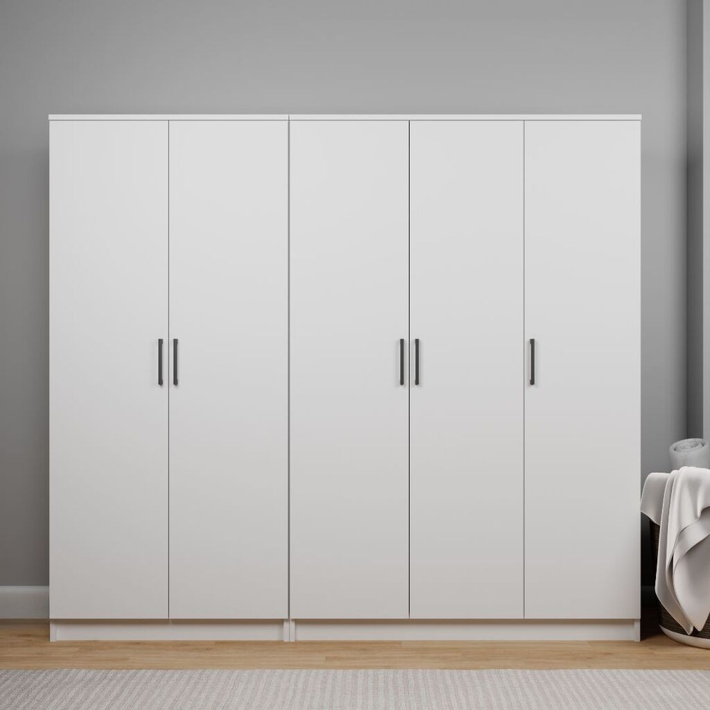 Гардеробер Hanah Home Kardelen 1600-104, 200x180x51.8 см, бела