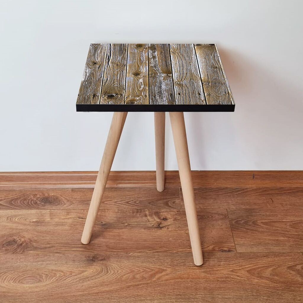 Маса Hanah Home Club Shp381, 35x42x35 см, кафеава