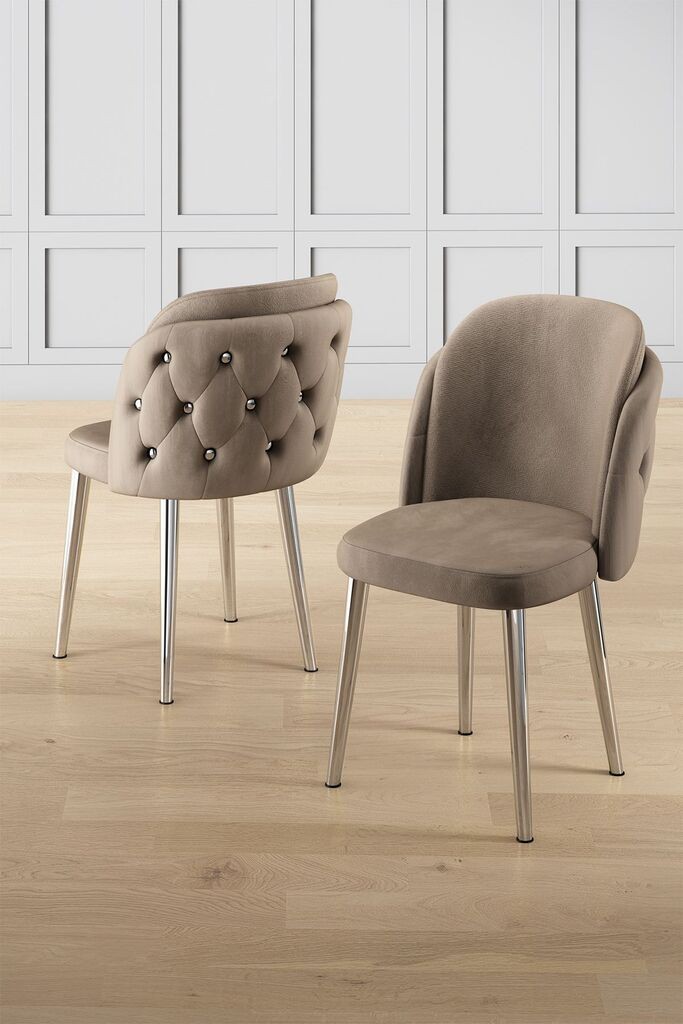 Комплет столчиња Hanah Home Axle, 85x59x98 см, 4 парчиња, кафеава