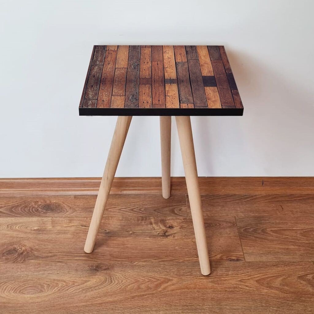 Маса Hanah Home Club Shp332, 35x42x35 см, кафеава