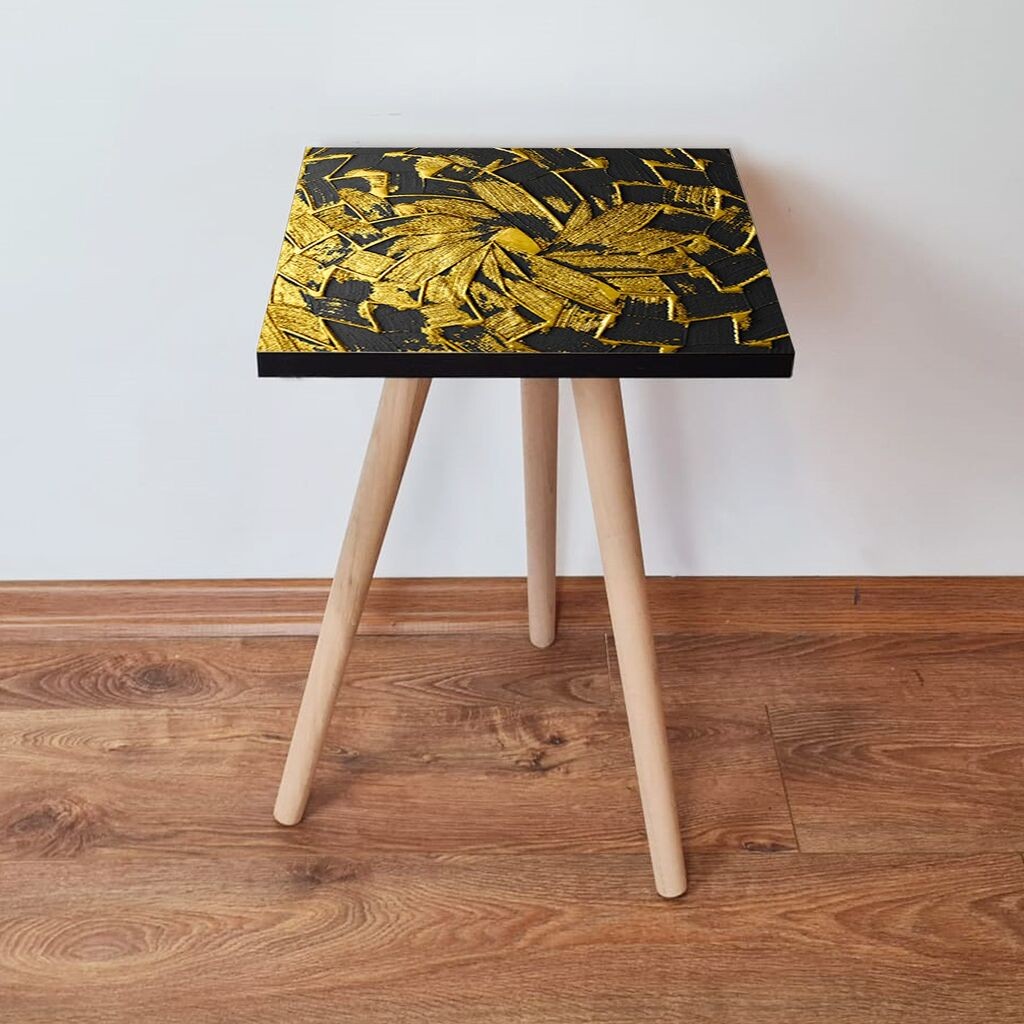 Маса Hanah Home Club Shp93, 35x42x35 см, црна