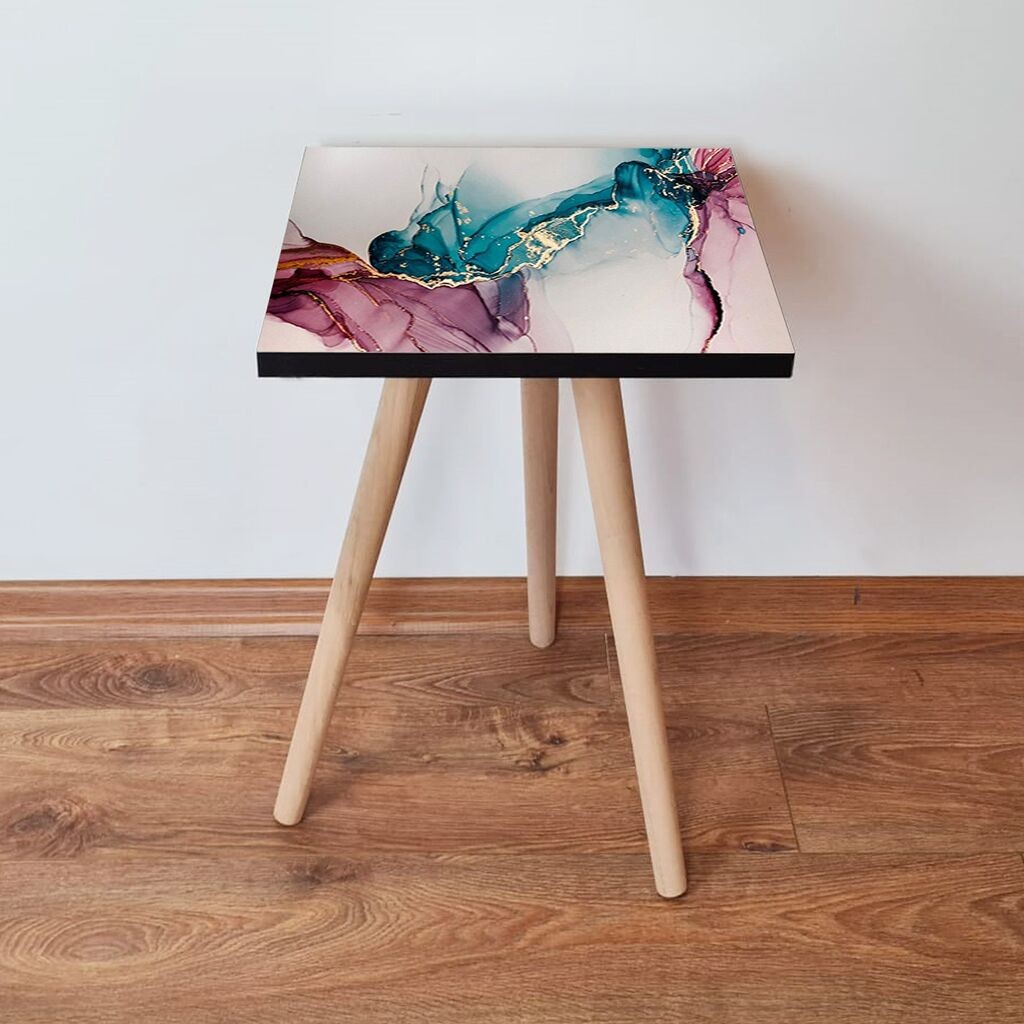 Маса Hanah Home Club Shp230, 35x42x35 см, шарена