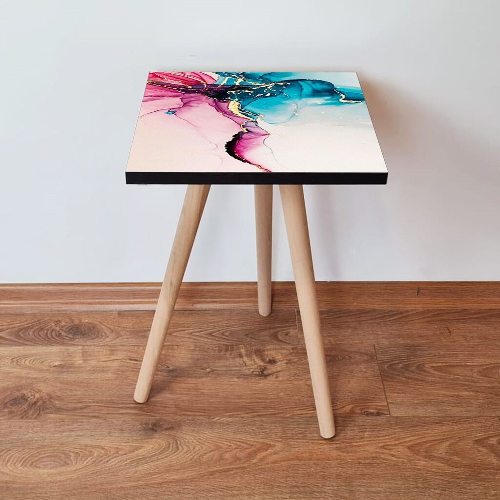 Маса Hanah Home Club Shp102, 35x42x35 см, шарена