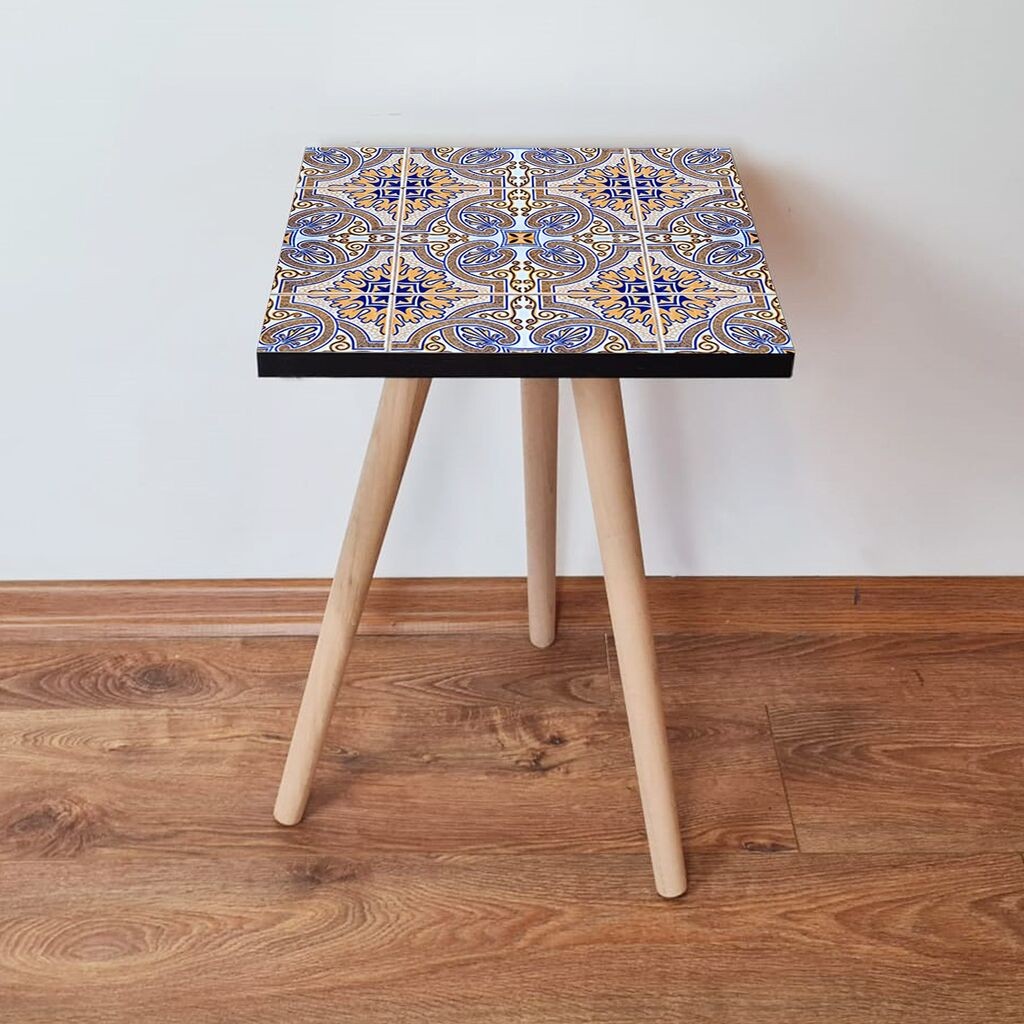 Маса Hanah Home Club Shp34, 35x42x35 см, шарена