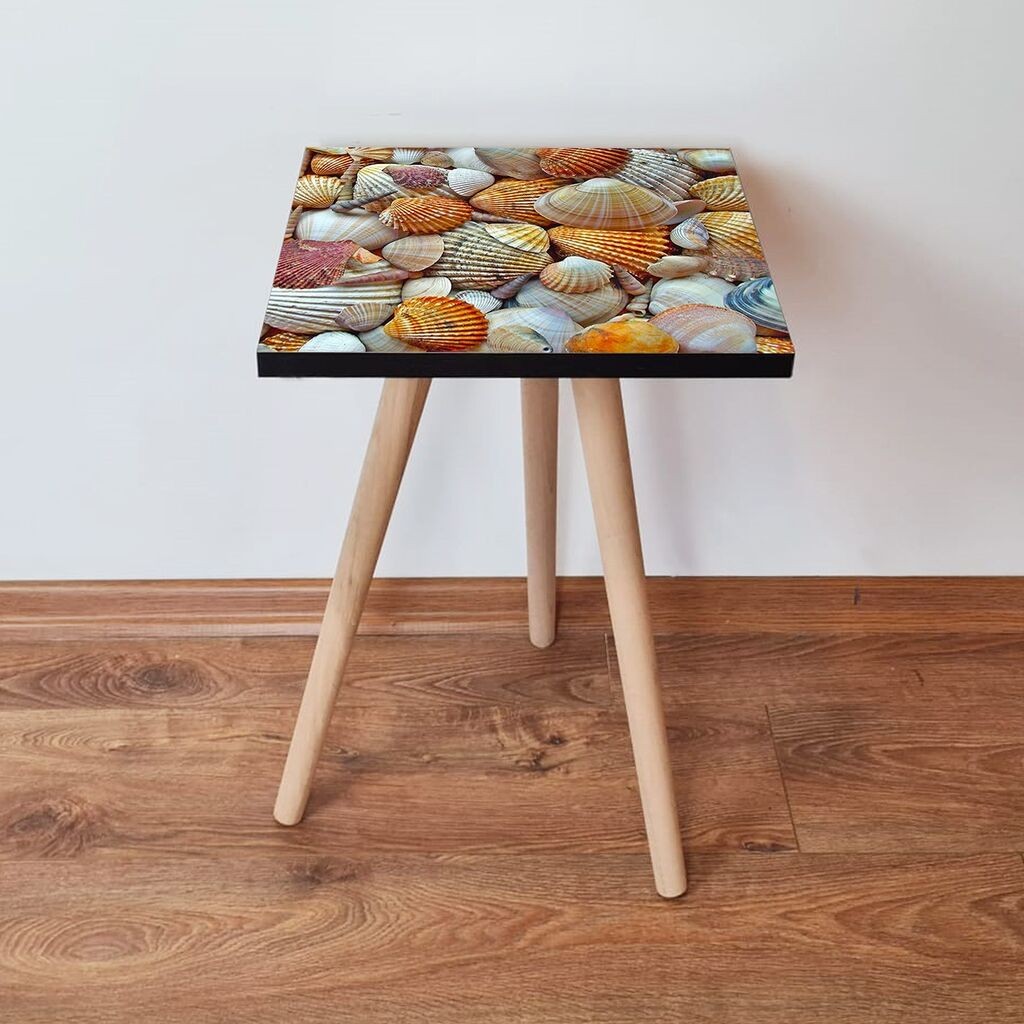 Маса Hanah Home Club Shp21, 35x42x35 см, шарена