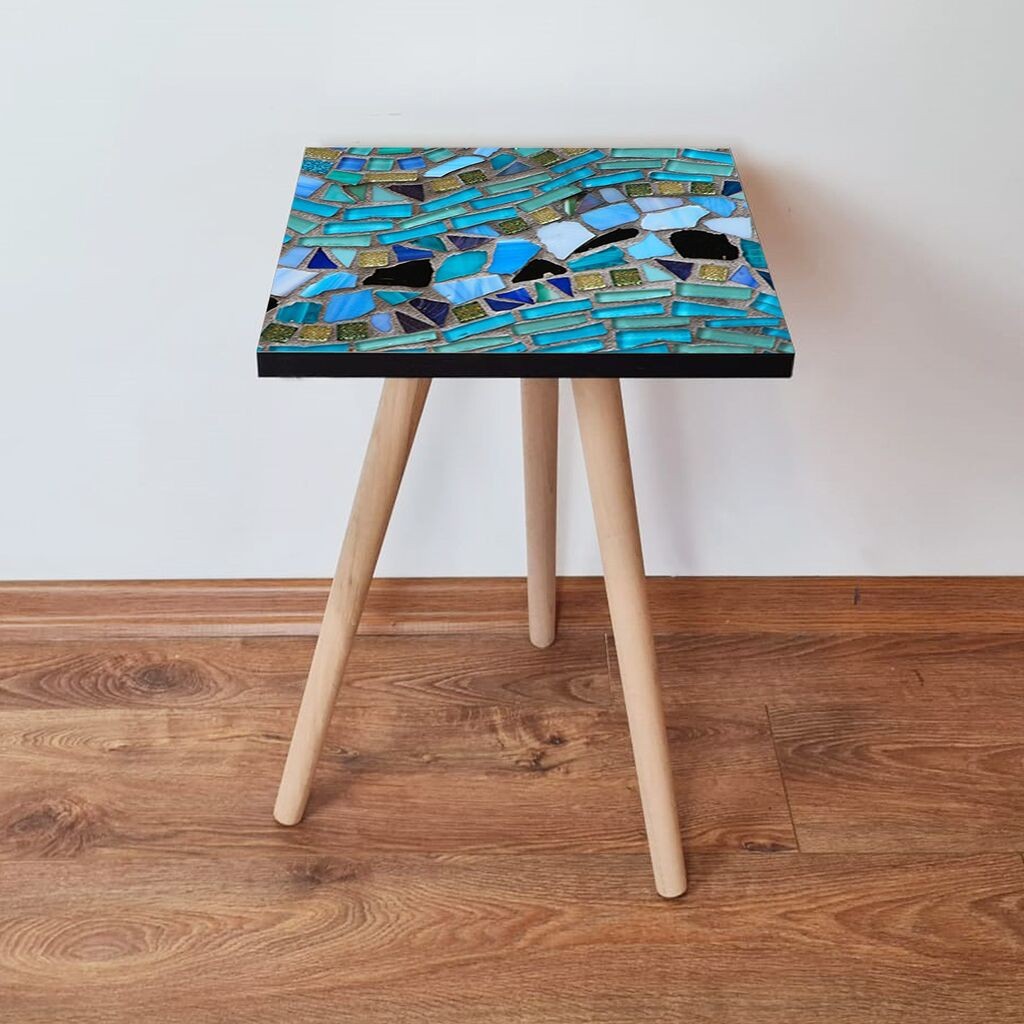 Маса Hanah Home Club Shp256, 35x42x35 см, сина