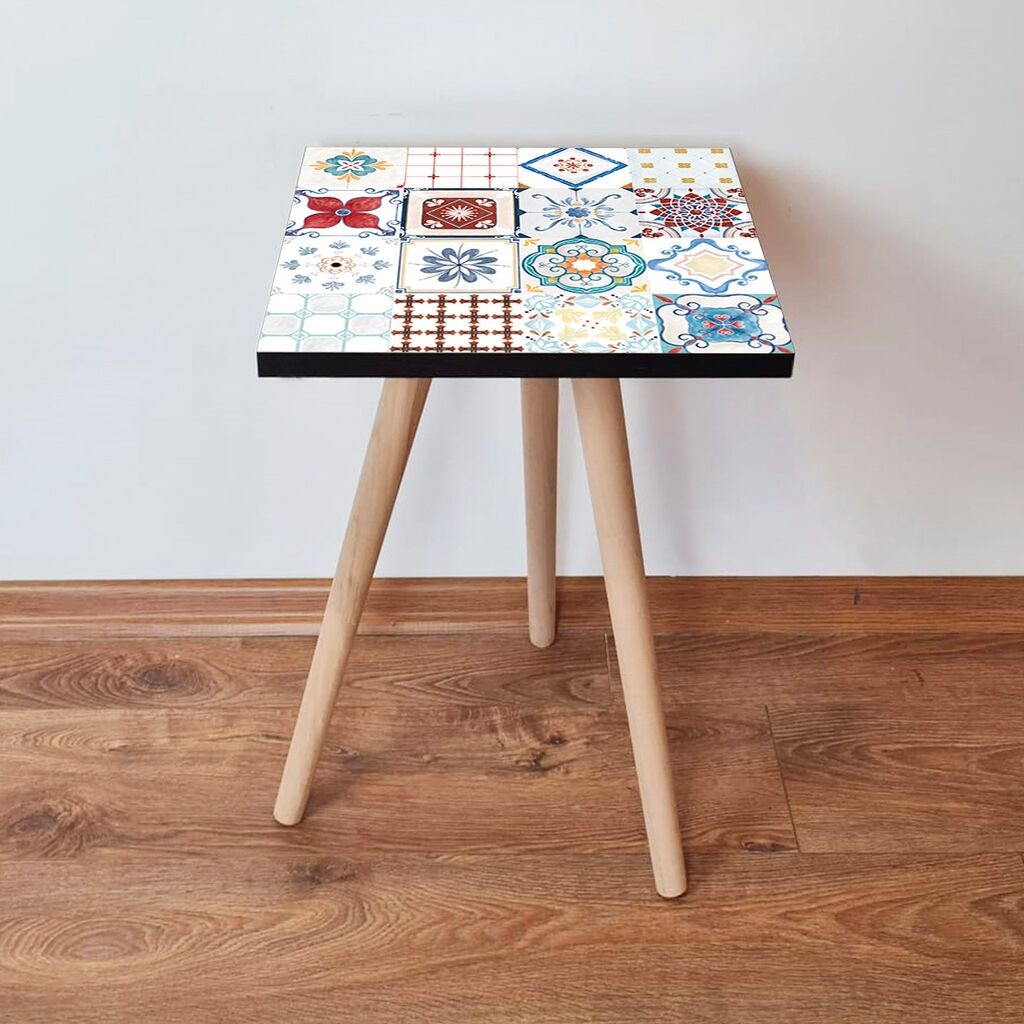 Маса Hanah Home Club Shp398, 35x42x35 см, шарена