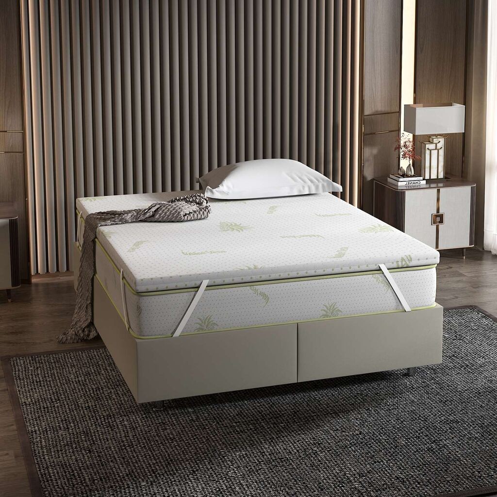 Душек Hanah Home Aloevera, 160x200 см, бел