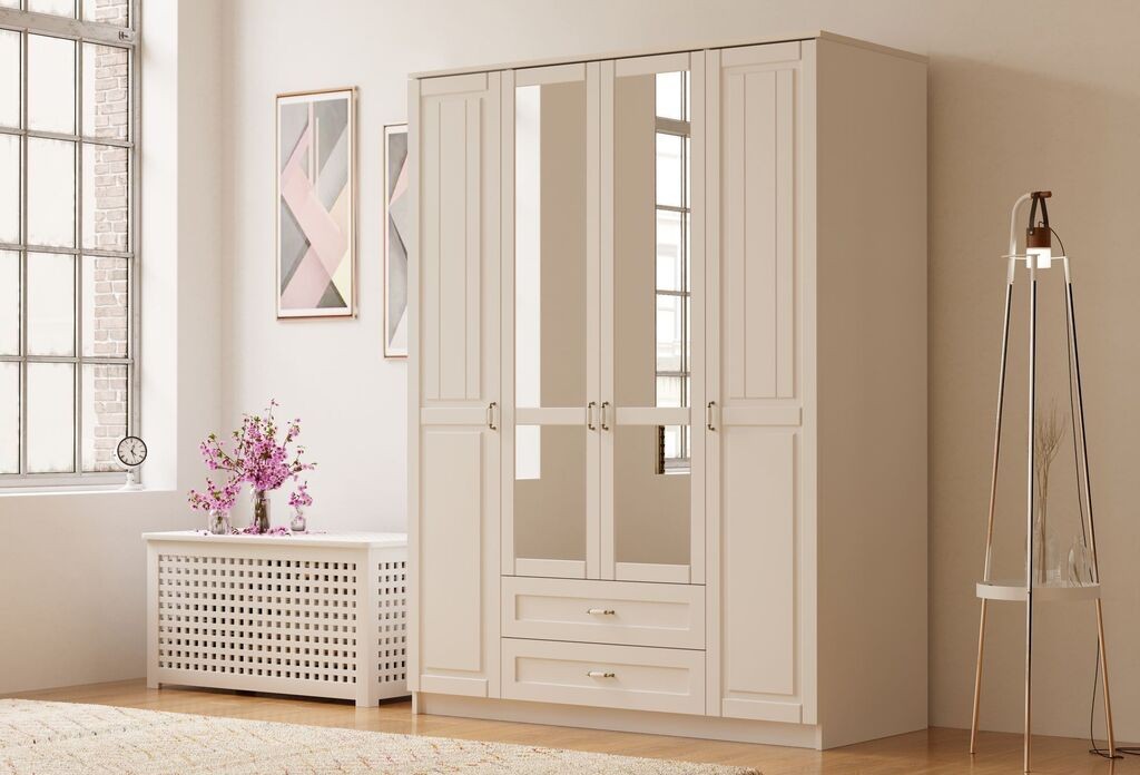 Гардеробер Hanah Home Rb-121-01, 140x210x52 см, беж