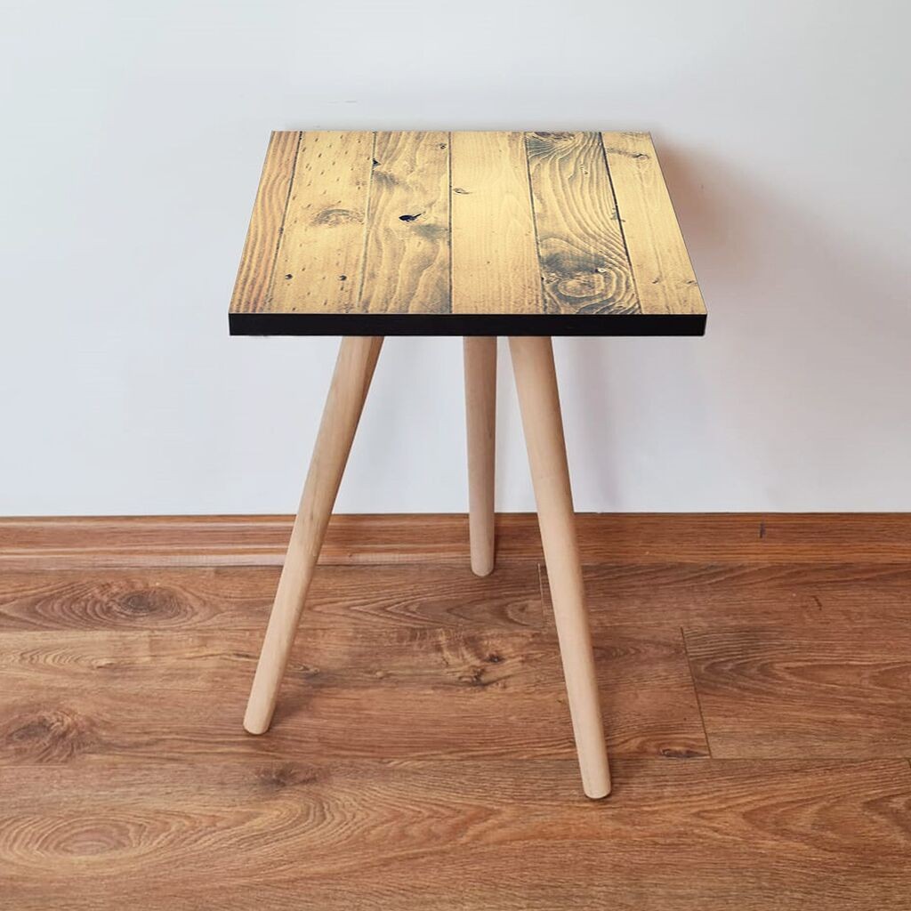 Маса Hanah Home Club Shp352, 35x42x35 см, кафеава