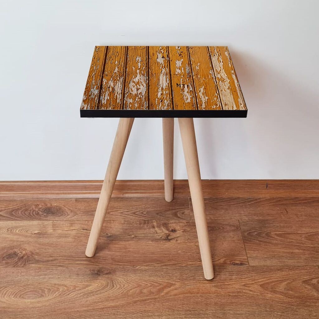 Маса Hanah Home Club Shp343, 35x42x35 см, кафеава