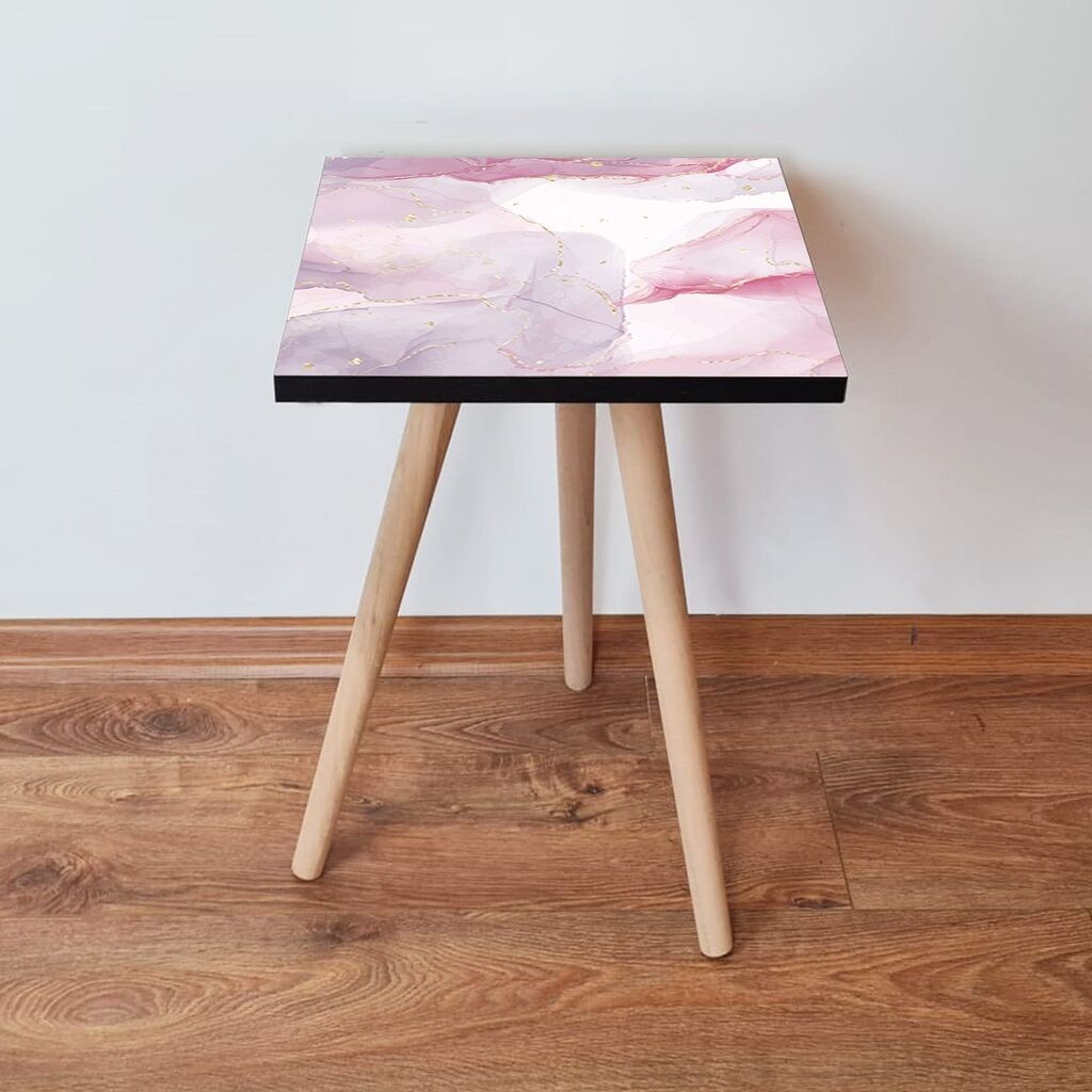 Маса Hanah Home Club Shp383, 35x42x35 см, розова