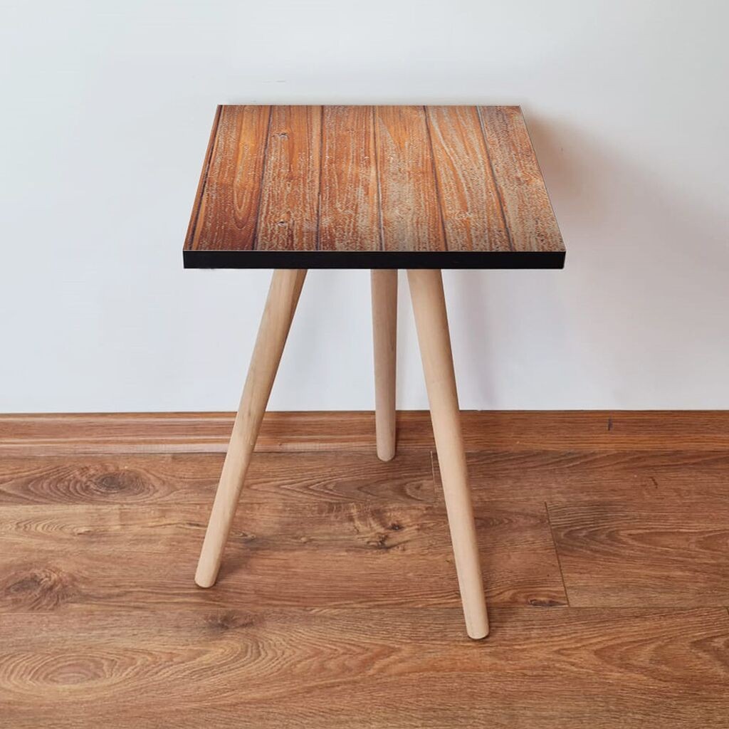 Маса Hanah Home Club Shp354, 35x42x35 см, кафеава