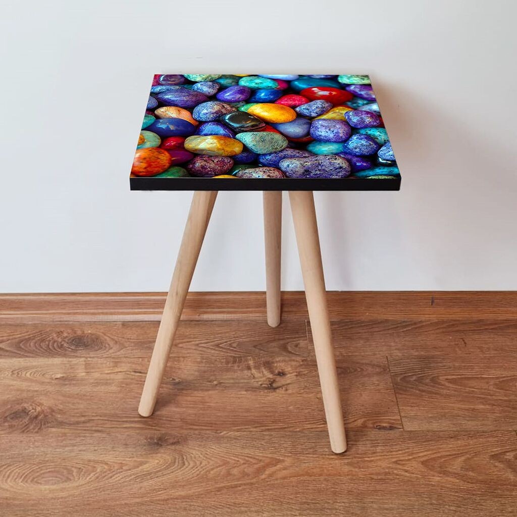 Маса Hanah Home Club Шп18, 35x42x35 см, шарена