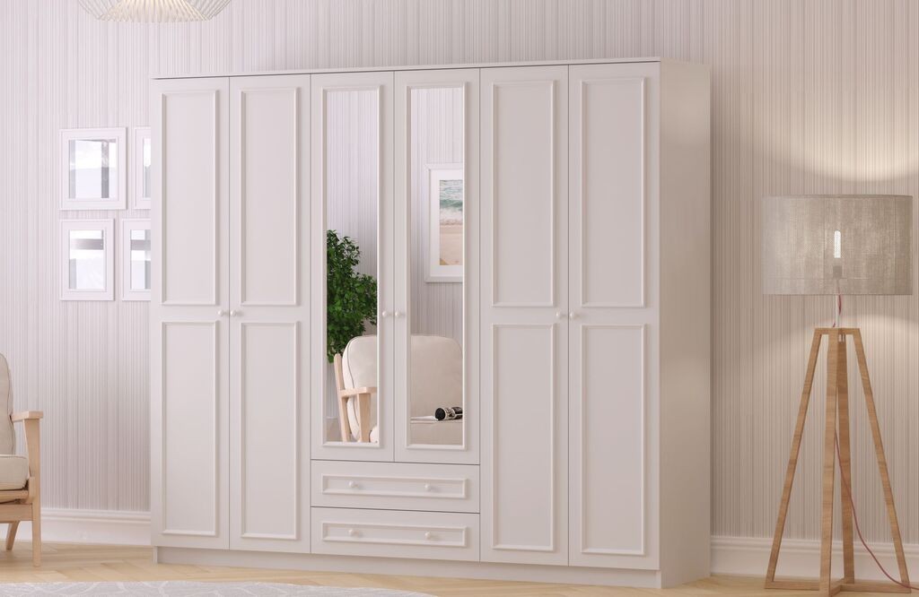 Гардеробер Hanah Home Rb-186-04, 210x182x52 см, бел