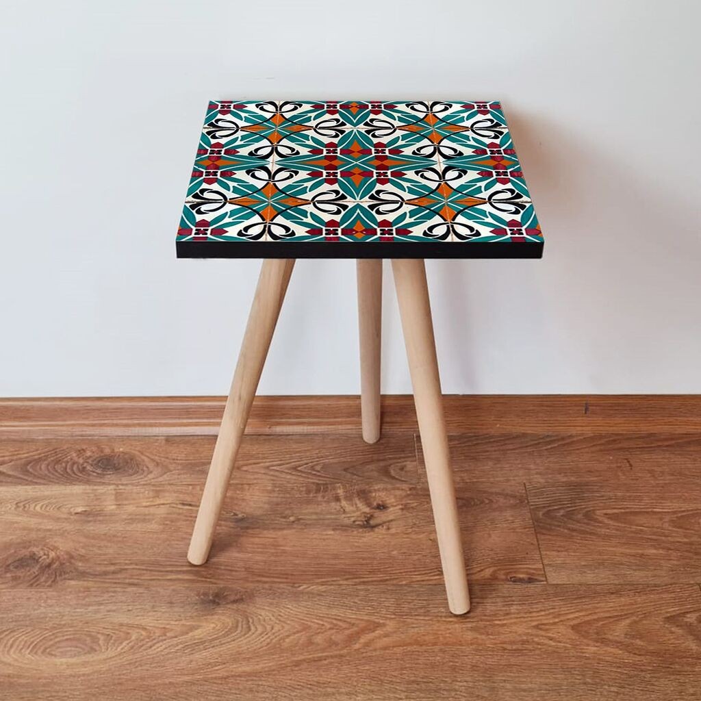 Маса Hanah Home Club Shp28, 35x42x35 см, шарена