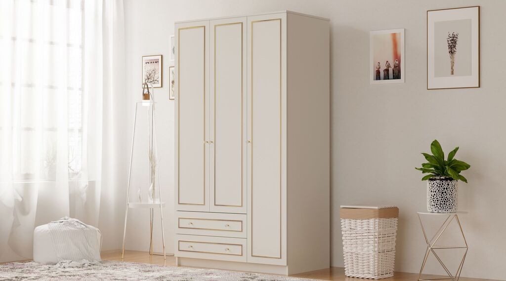 Гардеробер Hanah Home Rb-076, 105x180x52 см, беж