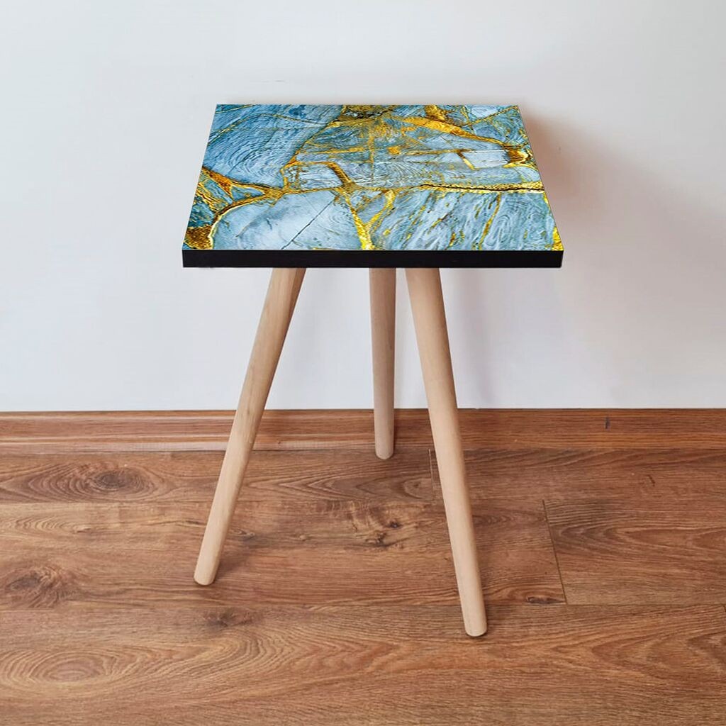 Маса Hanah Home Club Shp235, 35x42x35 см, шарена