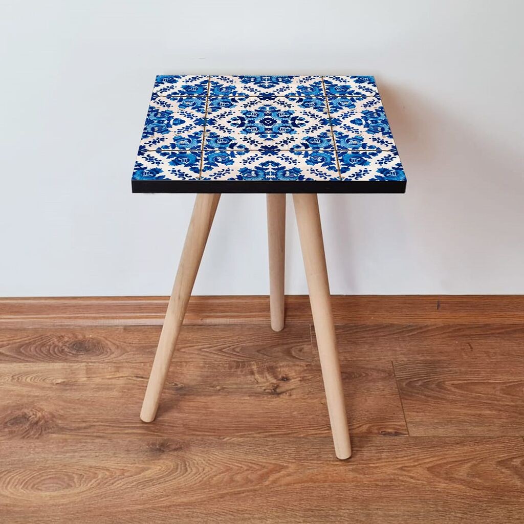 Маса Hanah Home Club Shp23, 35x42x35 см, шарена