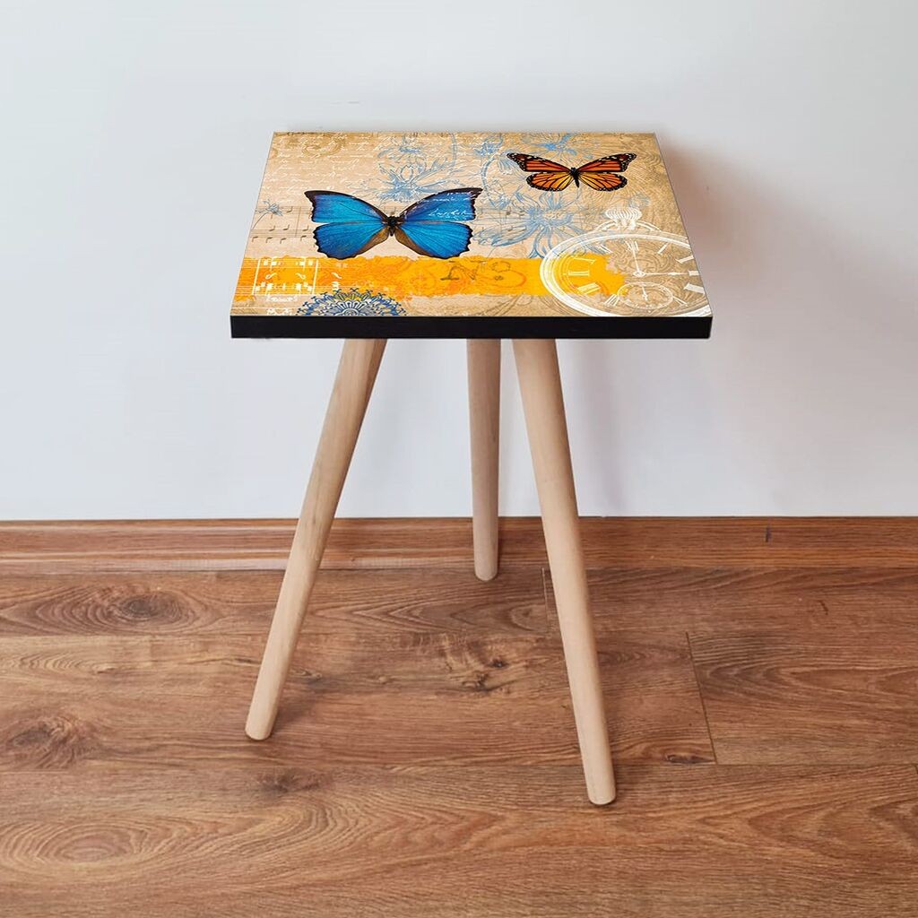 Маса Hanah Home Club Shp58, 35x42x35 см, шарена