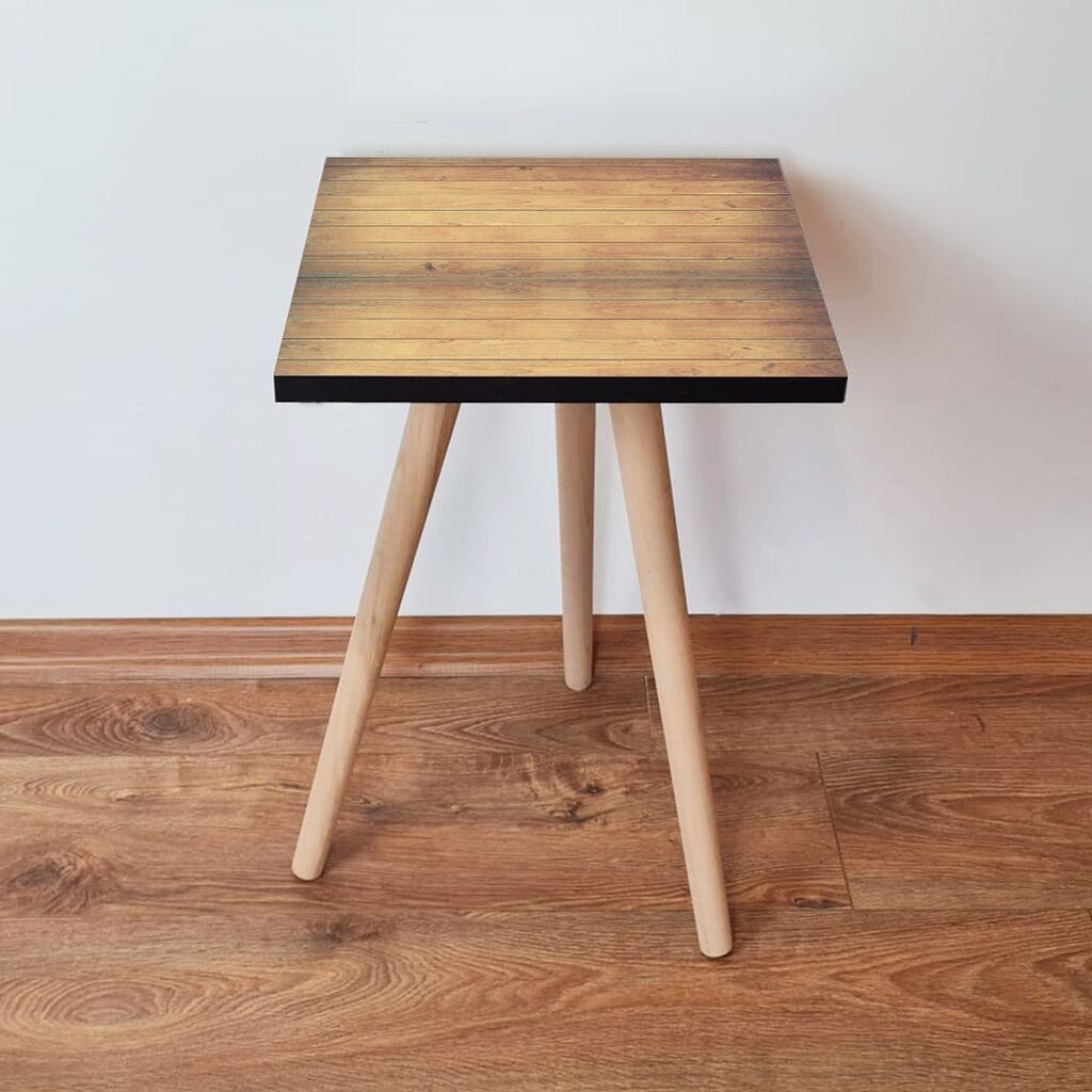 Маса Hanah Home Club Shp331, 35x42x35 см, кафеава