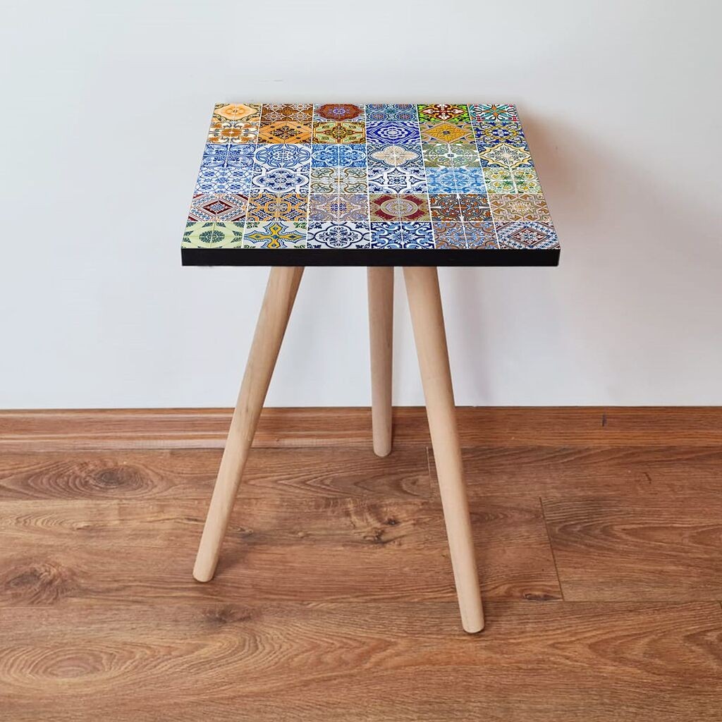 Маса Hanah Home Club Shp59, 35x42x35 см, шарена