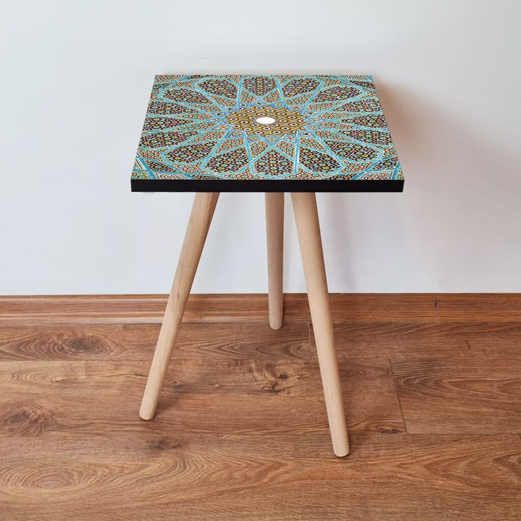 Маса Hanah Home Club Shp340, 35x42x35 см, шарена