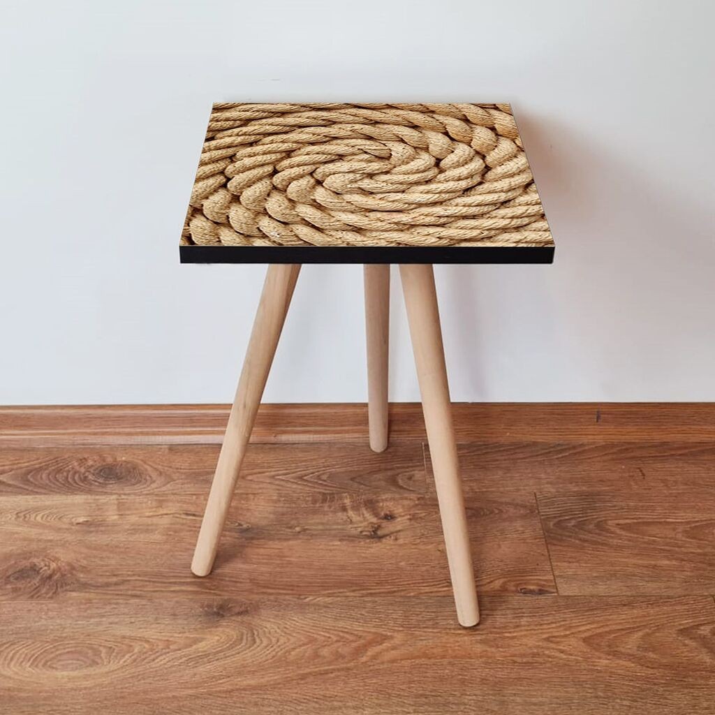 Маса Hanah Home Club Shp374, 35x42x35 см, кафеава