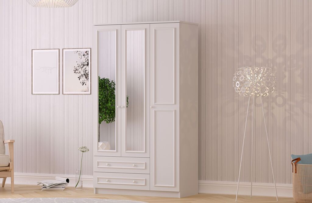 Гардеробер Hanah Home Rb-186, 105x182x52 см, бел