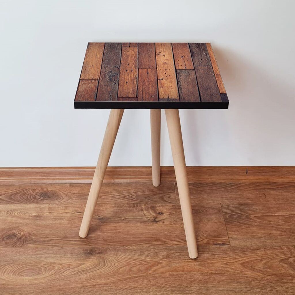 Маса Hanah Home Club Shp356, 35x42x35 см, кафеава