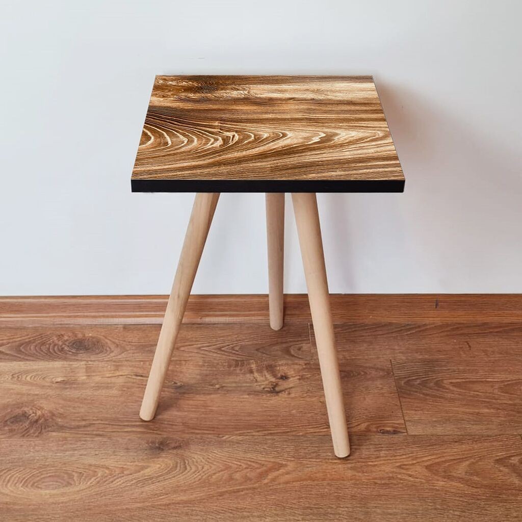 Маса Hanah Home Club Shp346, 35x42x35 см, кафеава