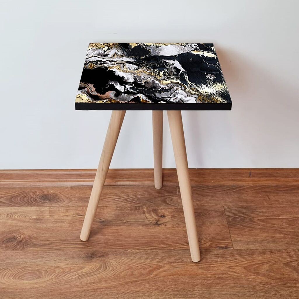 Маса Hanah Home Club Shp159, 35x42x35 см, црна