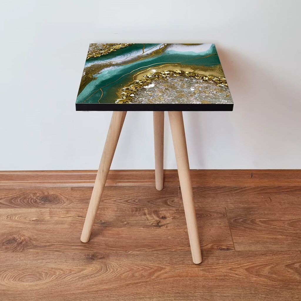 Маса Hanah Home Club Shp111, 35x42x35 см, шарена