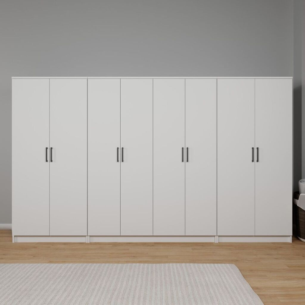 Гардеробер Hanah Home Kardelen 1600-108, 300x180x51.8 см, бела