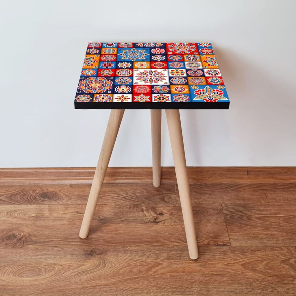 Маса Hanah Home Club Shp7, 35x42x35 см, шарена