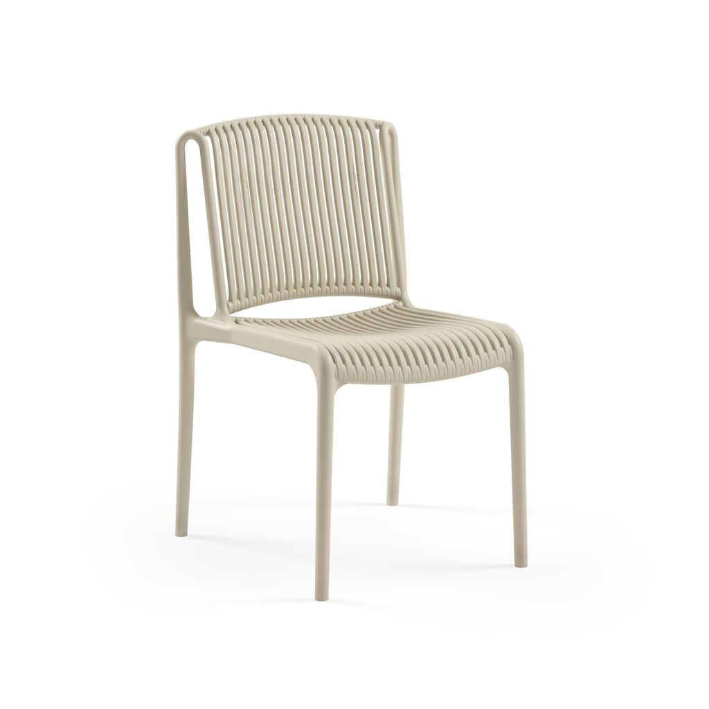 Комплет столчиња Hanah Home Nes, 52x85x95 см, 4 парчиња, крем боја