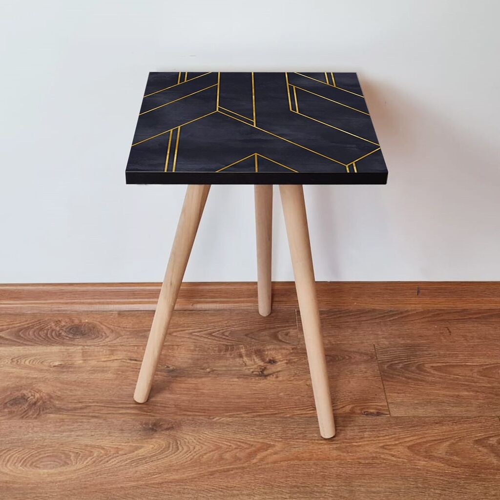 Маса Hanah Home Club Shp156, 35x42x35 см, црна