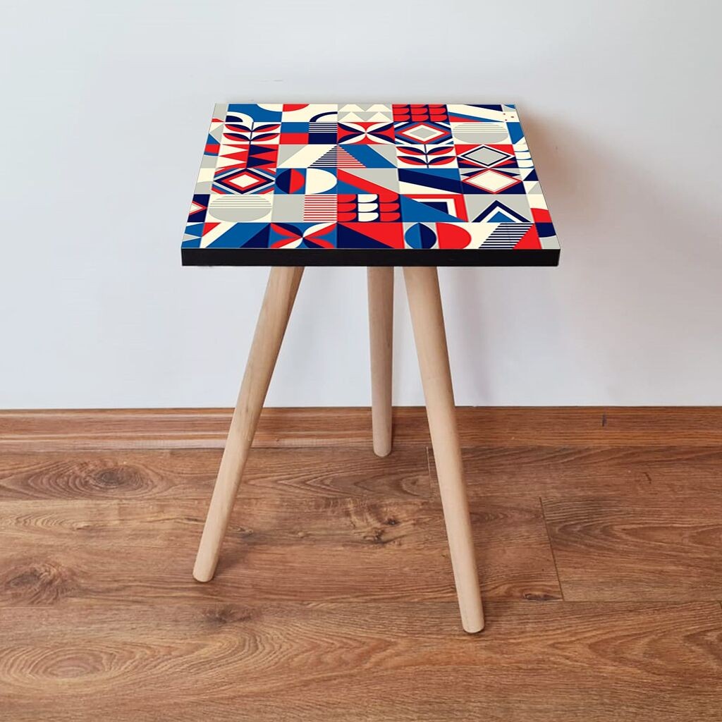 Маса Hanah Home Club Shp323, 35x42x35 см, шарена