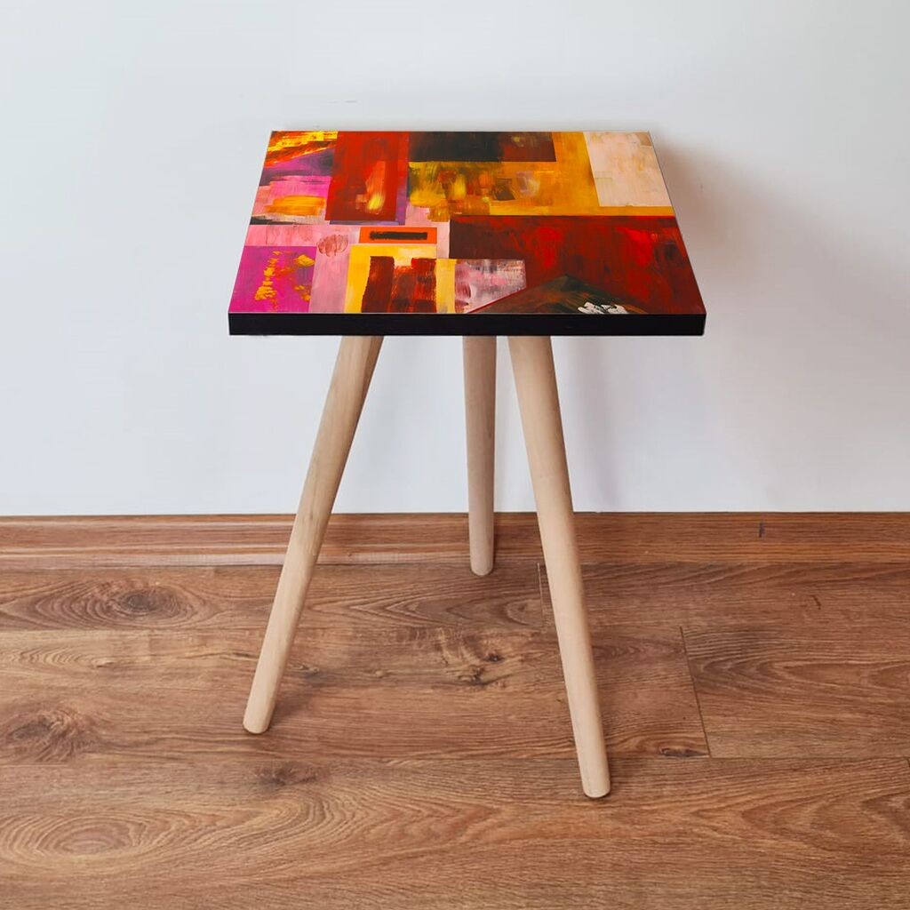 Маса Hanah Home Club Shp55, 35x42x35 см, шарена