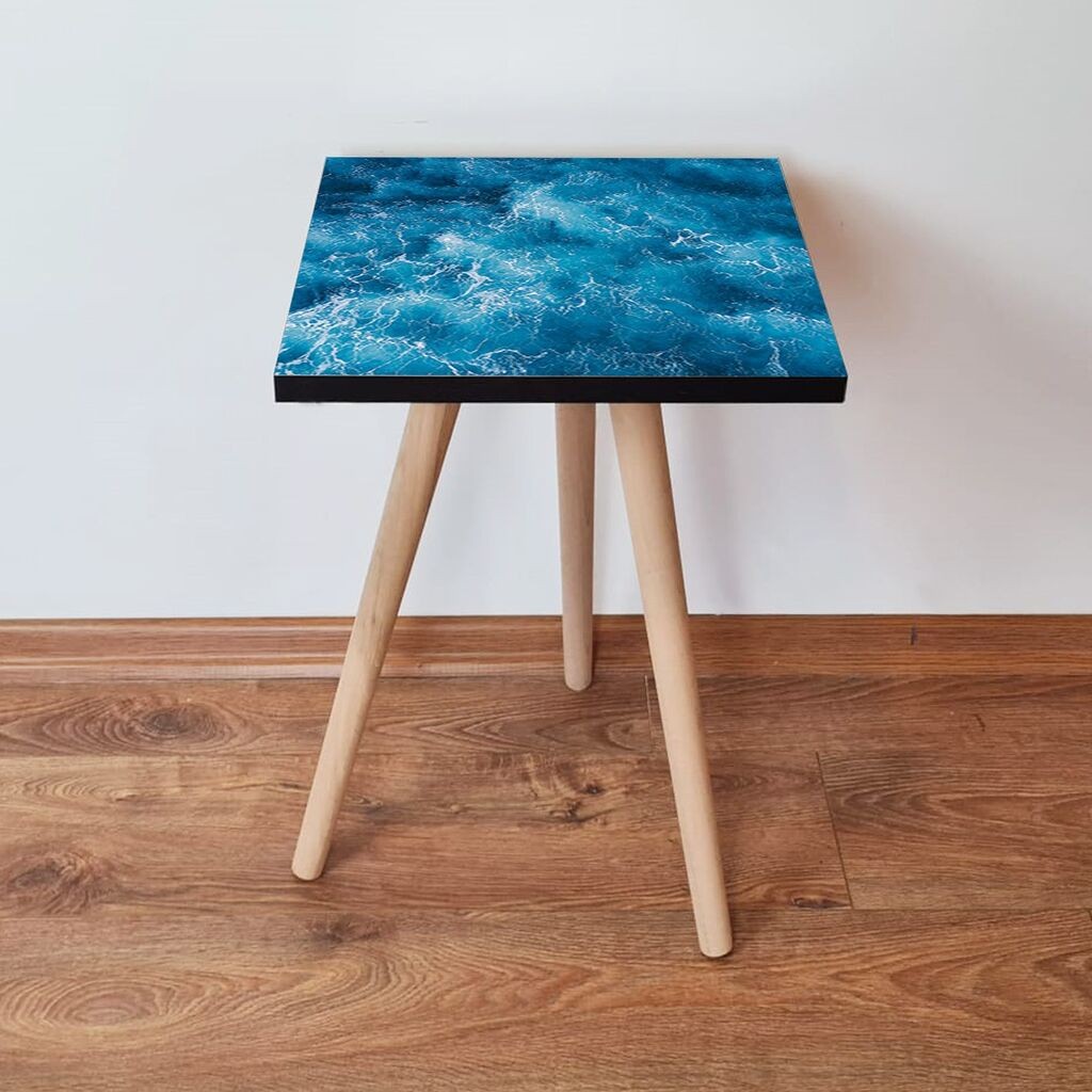 Маса Hanah Home Club Shp357, 35x42x35 см, сина