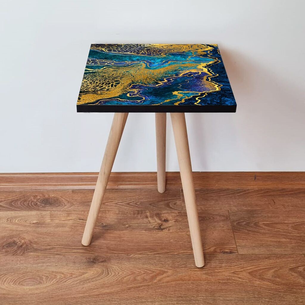 Маса Hanah Home Club Shp91, 35x42x35 см, шарена