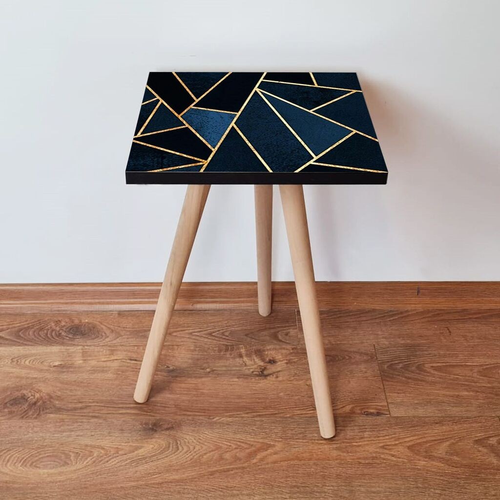 Маса Hanah Home Club Shp321, 35x42x35 см, темно сина