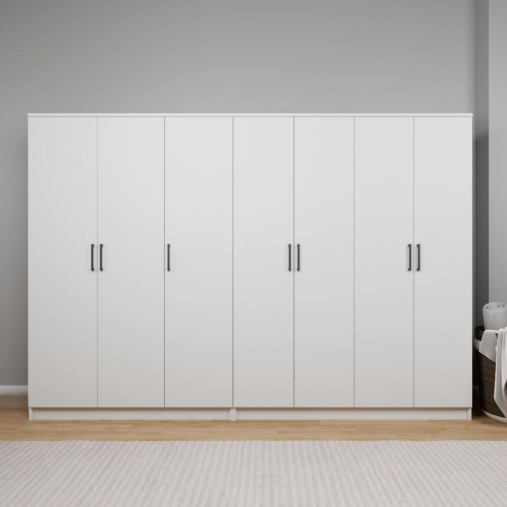 Гардеробер Hanah Home Kardelen 1600-106, 280x180x51.8 см, бела