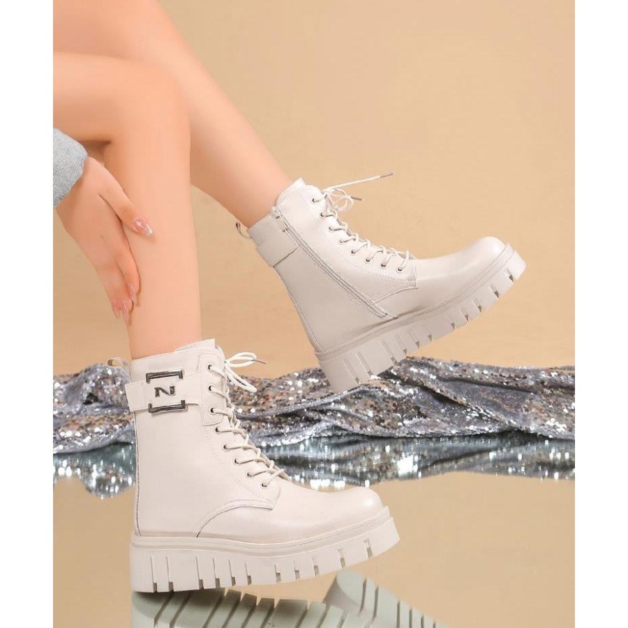 SEA SHOES Женски чизми, беж