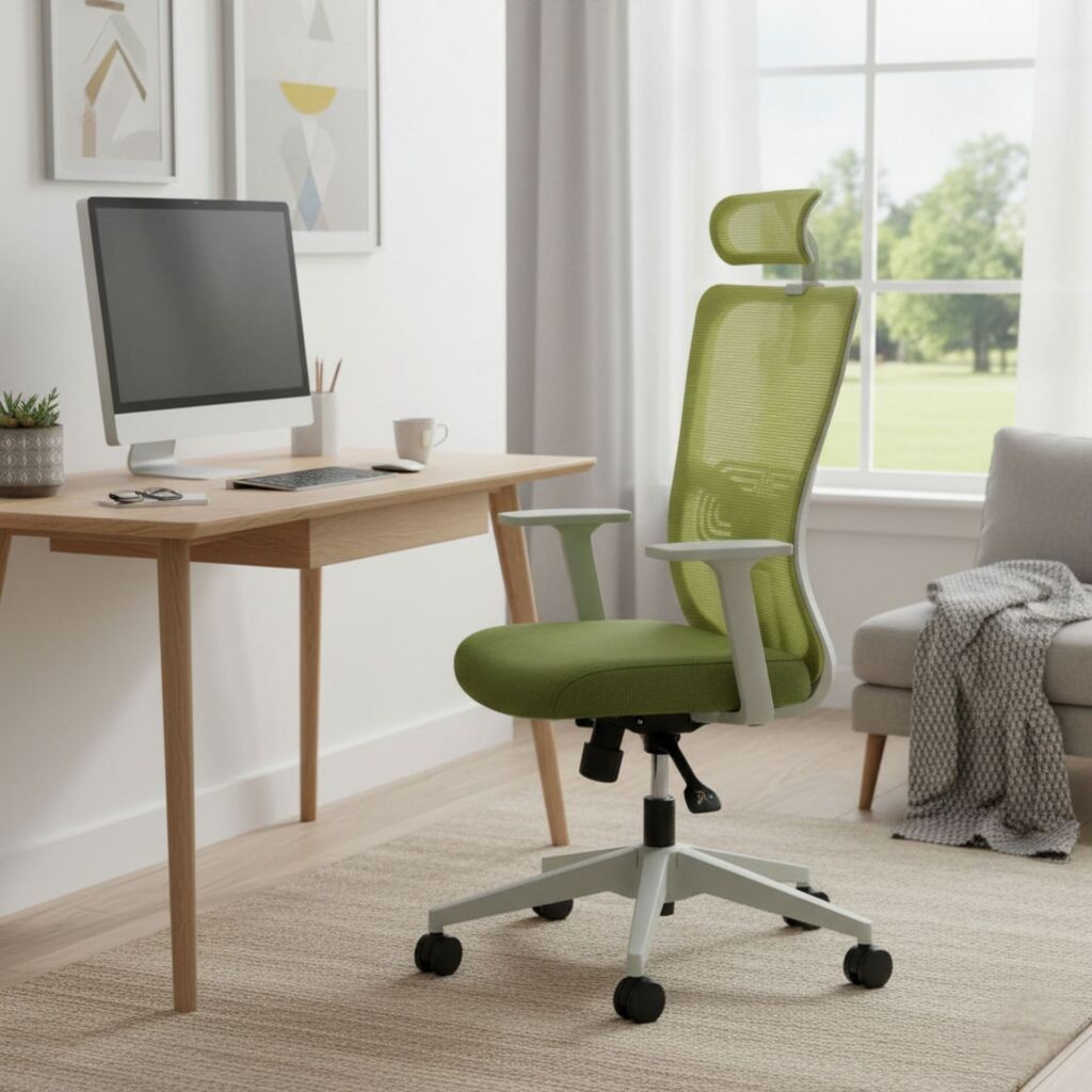 Hanah Home Office стол Lumbar 126, зелена
