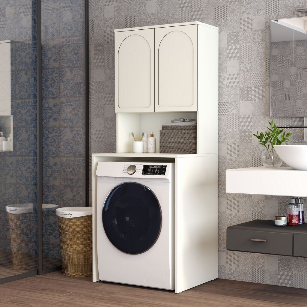 Комода Hanah Home за машина за перење алишта Lyon 60, крем боја