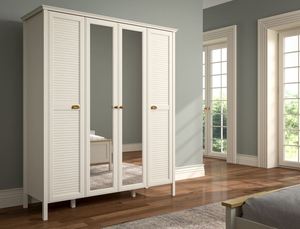 Гардеробер Hanah Home FRN-21003, 185,8x215,9x60,9 см, крем боја