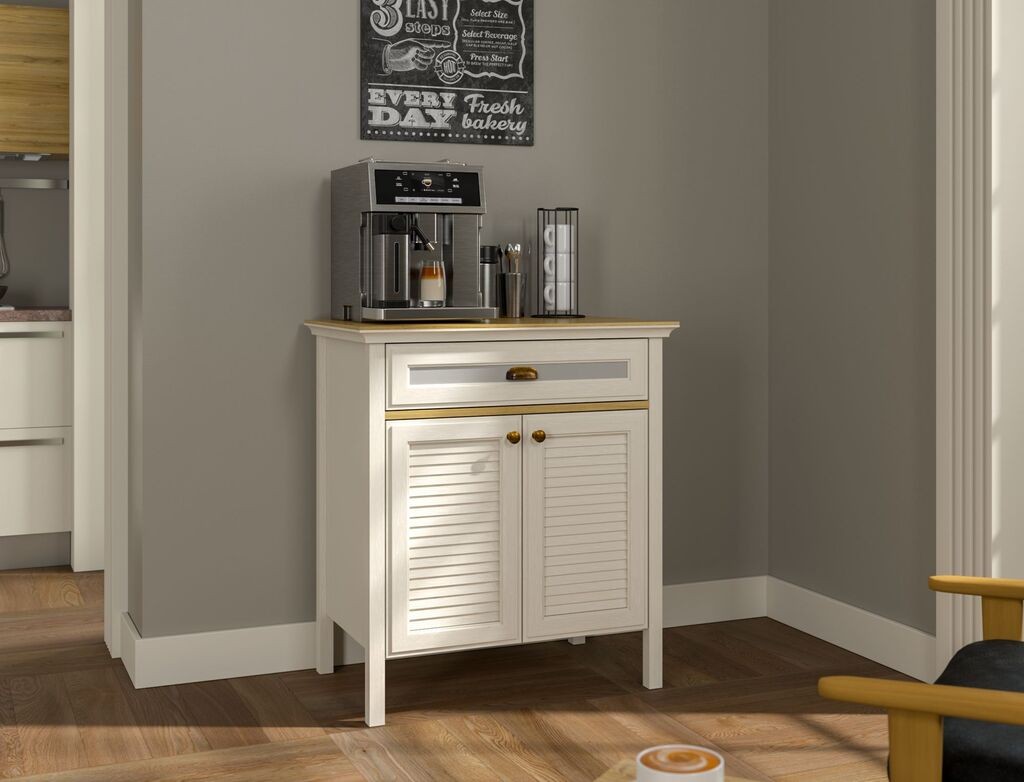 Кујнска полица Hanah Home FRN-21035, кремаста