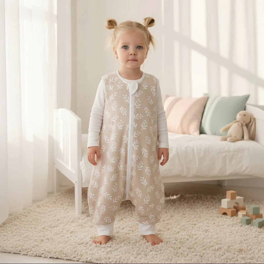 Вреќа за спиење без ракави со дезени