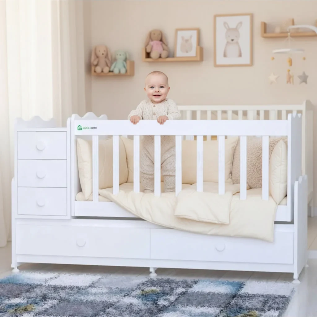 2 во 1 Бебешко и Детско Креветче со Фиоки И Душек